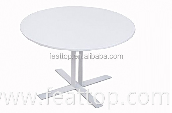 Iron base coffee table,round metal wire side coffee table